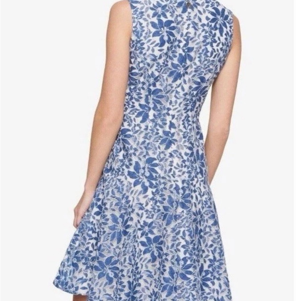Tommy Hilfiger Blue and White Floral Mini Dress - Picture 2 of 10